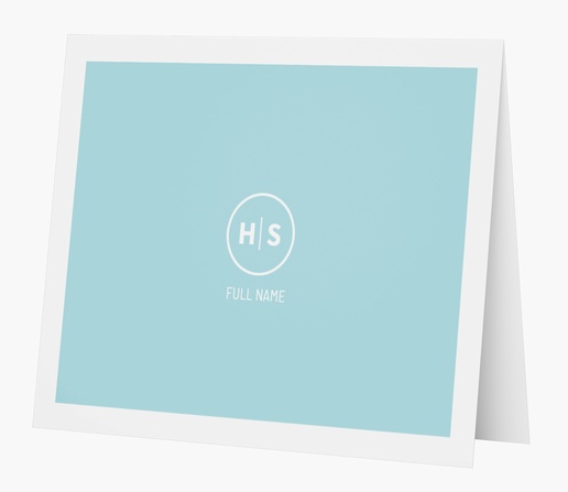 A personal stationery stationary blue gray design for Theme