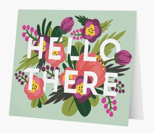 A typography florals gray green design for Theme