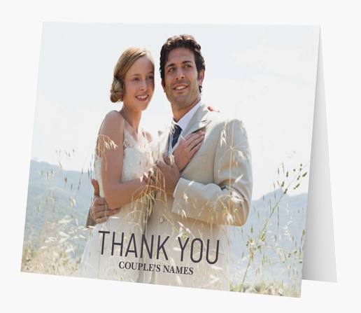 Design Preview for Design Gallery: Custom Thank You Cards, Folded 5.5" x 4"