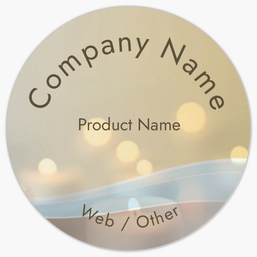 Design Preview for Art & Entertainment Product Labels on Sheets Templates, 1.5" x 1.5" Circle