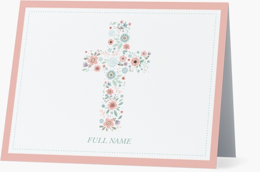 Design Preview for Design Gallery: Conservative Personalized Note Cards, Folded 5.5" x 4"