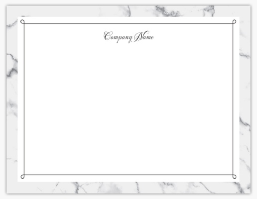 Design Preview for Law, Public Safety & Politics Personalized Note Cards Templates, Flat 5.5" x 4"