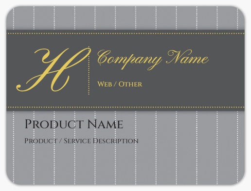 Design Preview for Elegant Product Labels on Sheets Templates, 3" x 4" Rounded Rectangle