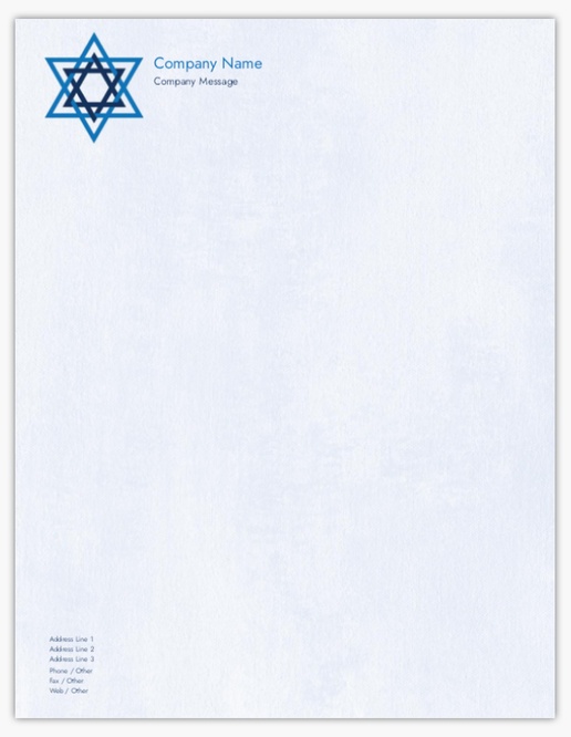A shabbat rabbi gray blue design