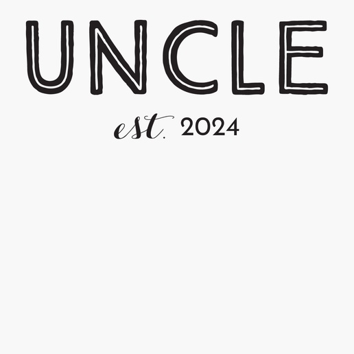 A uncle new uncle black design for Events