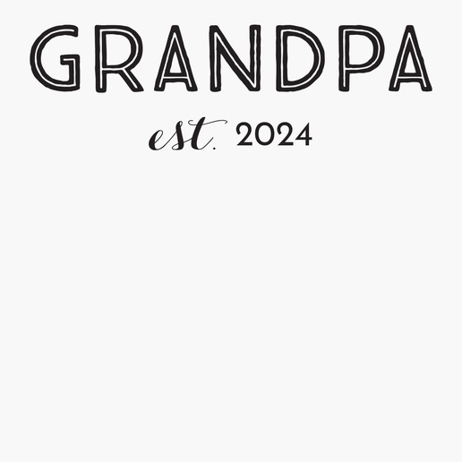 A grandparent grampy black design for Modern & Simple