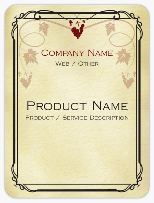Design Preview for Retail & Sales Product Labels on Sheets Templates, 3" x 4" Rounded Rectangle