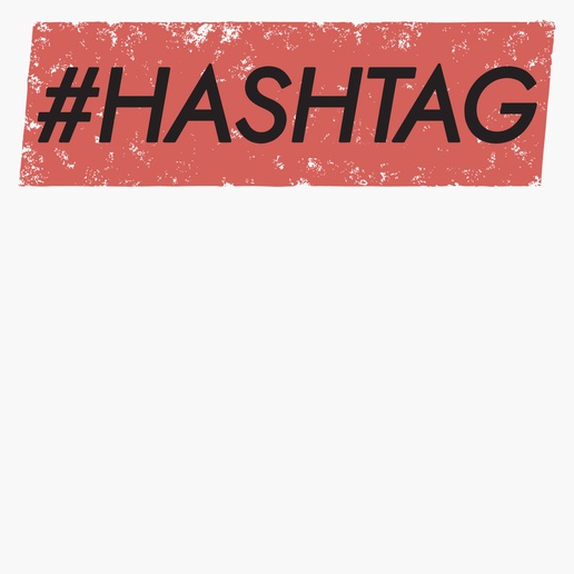 A hashtag box brown black design