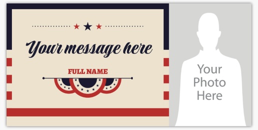 Design Preview for Design Gallery: Patriotic & Military Lawn Signs, 48" x 96" Horizontal
