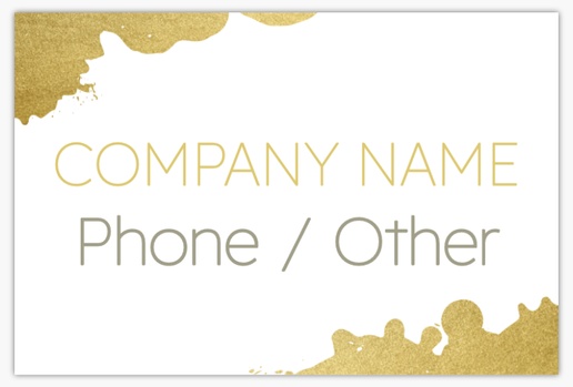 A gold dipped foil white yellow design for Events