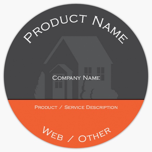 A laste opp din egen logo uploade logo orange gray design