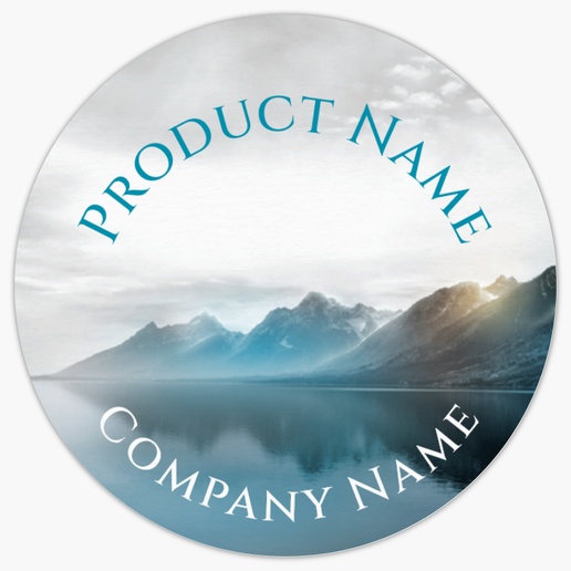 Design Preview for Health & Wellness Product Labels on Sheets Templates, 1.5" x 1.5" Circle
