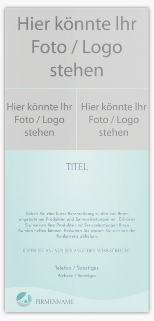 Designvorschau für Designgalerie: Postkarten Modern & Einfach, DIN lang (99 x 210 mm)