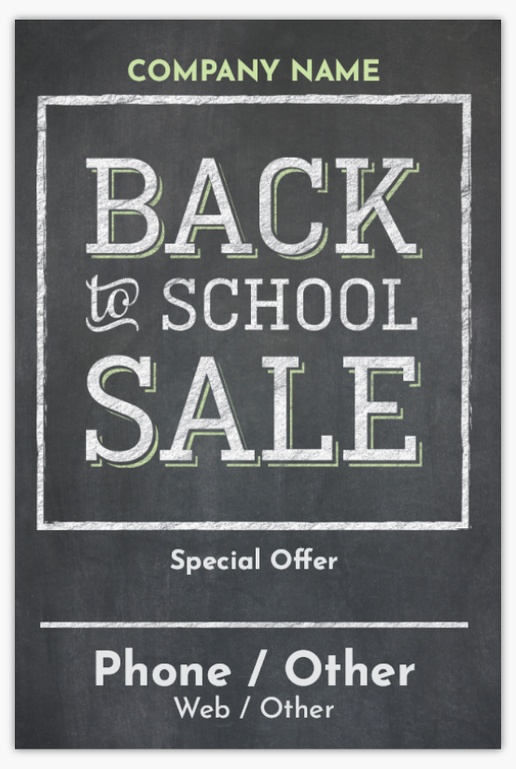 A back to school sale sale gray design for Events