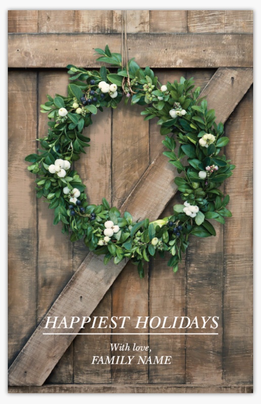 A nature rustic gray design for Holiday