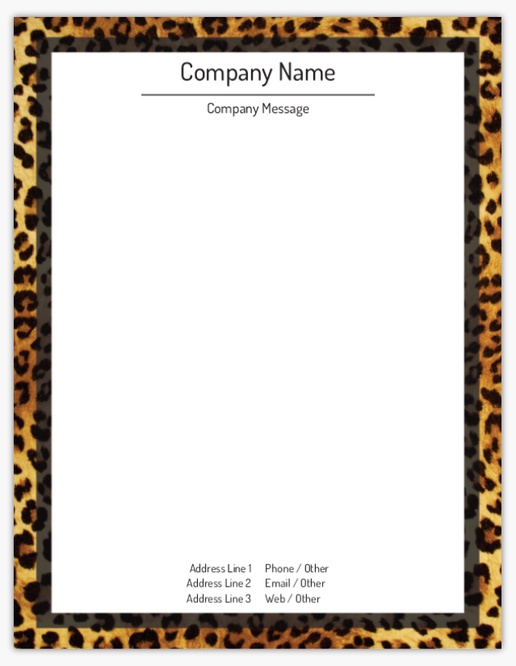 Design Preview for Bold & Colorful Letterhead Templates