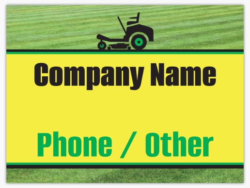 Design Preview for Agriculture & Farming Lawn Signs Templates, 18" x 24" Horizontal