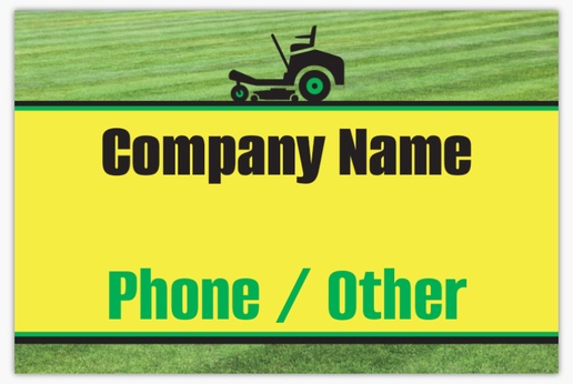 Design Preview for Agriculture & Farming Lawn Signs Templates, 24" x 36" Horizontal