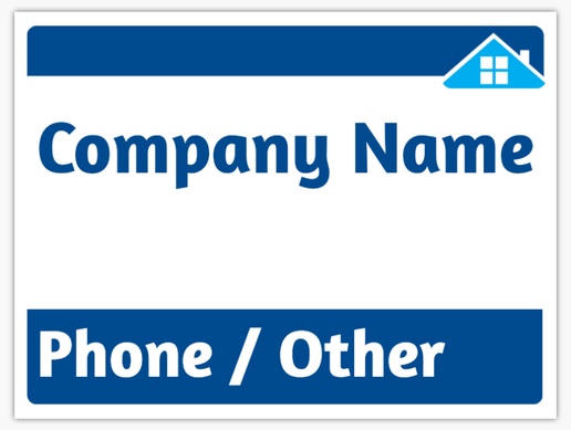 Design Preview for Design Gallery: Property & Estate Agents Lawn Signs, 18" x 24" Horizontal