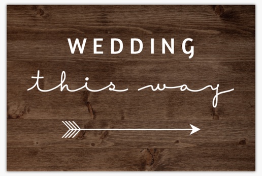Design Preview for Wedding Events Lawn Signs Templates, 24" x 36" Horizontal