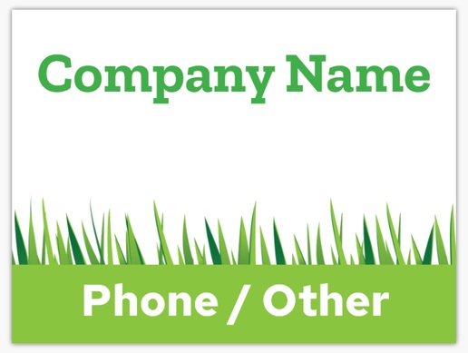 Design Preview for Construction, Repair & Improvement Lawn Signs Templates, 18" x 24" Horizontal