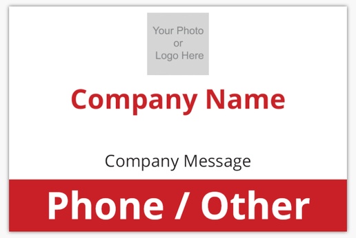 Design Preview for Business Services Lawn Signs Templates, 24" x 36" Horizontal