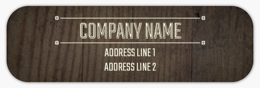 Design Preview for Design Gallery: Traditional & Classic Return Address Labels, White Paper