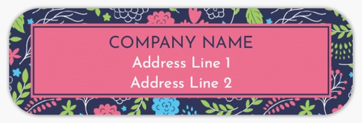 Design Preview for Crafts Return Address Labels Templates, White Paper