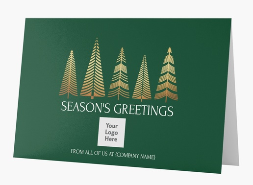 Design Preview for Design Gallery: Christmas Cards, Folded 4.6" x 7.2" 