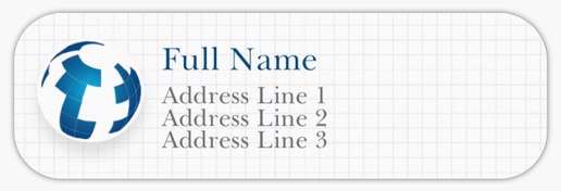 Design Preview for Business Consulting Return Address Labels Templates, White Paper