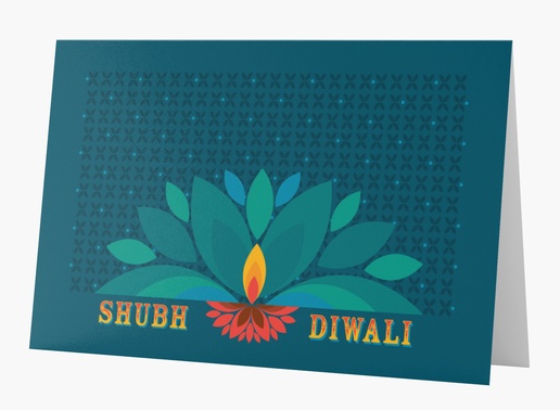 A happy diwali traditional design blue design for Diwali