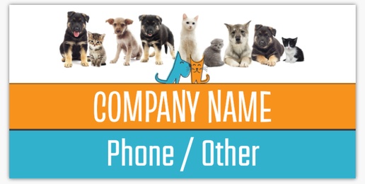 Design Preview for Pet Supply Stores Lawn Signs Templates, 48" x 96" Horizontal