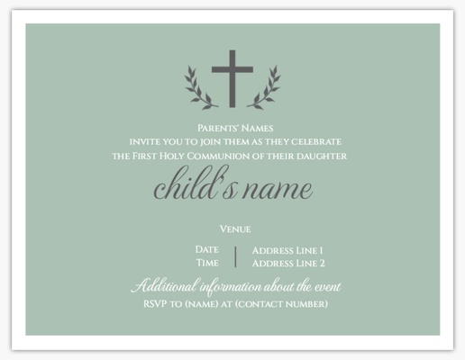 A verschoben abbiamo trasferito gray design for First Communion