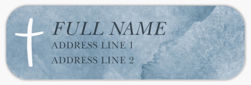 Design Preview for Design Gallery: Religious Return Address Labels, White Paper