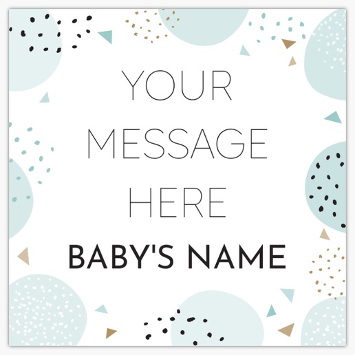 Design Preview for Design Gallery: Baby Lawn Signs, 48" x 48" Horizontal