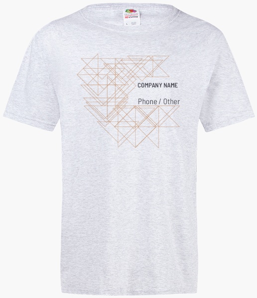A charcoal geometric gray pink design for Modern & Simple