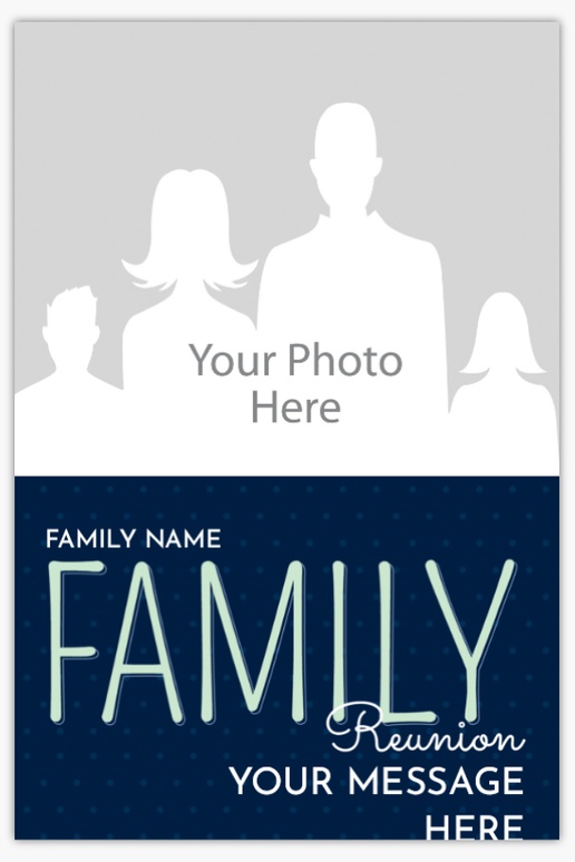 Design Preview for Family Reunion Vinyl Banners Templates, 4' x 6' Indoor vinyl Single-Sided