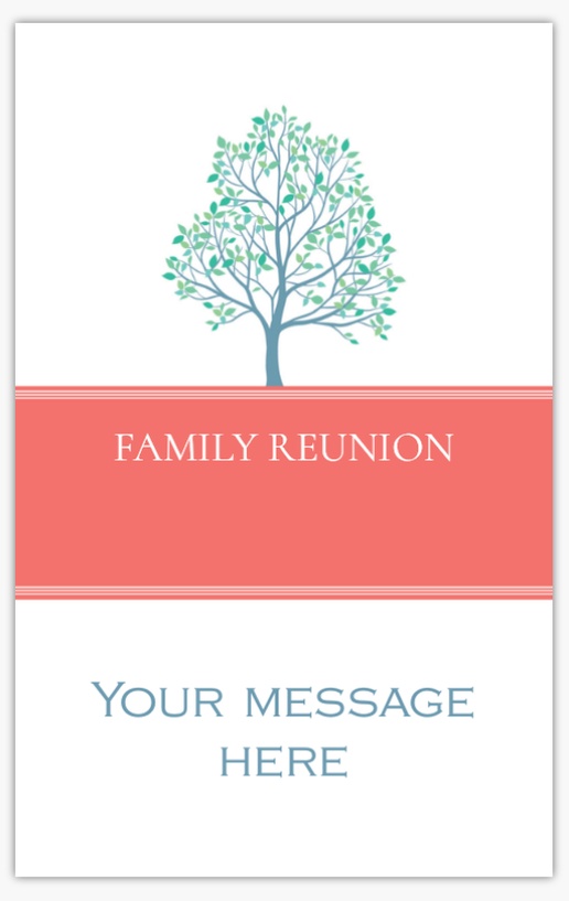Design Preview for Family Reunion Vinyl Banners Templates, 2.5' x 4' Indoor vinyl Single-Sided