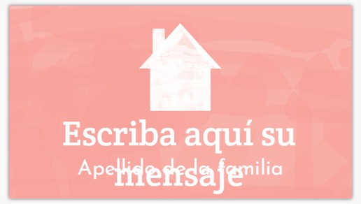 Un inauguración de la casa casa diseño rosa blanco para Mudanzas