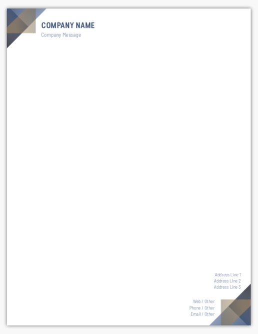 Design Preview for Design Gallery: Business Services Letterhead