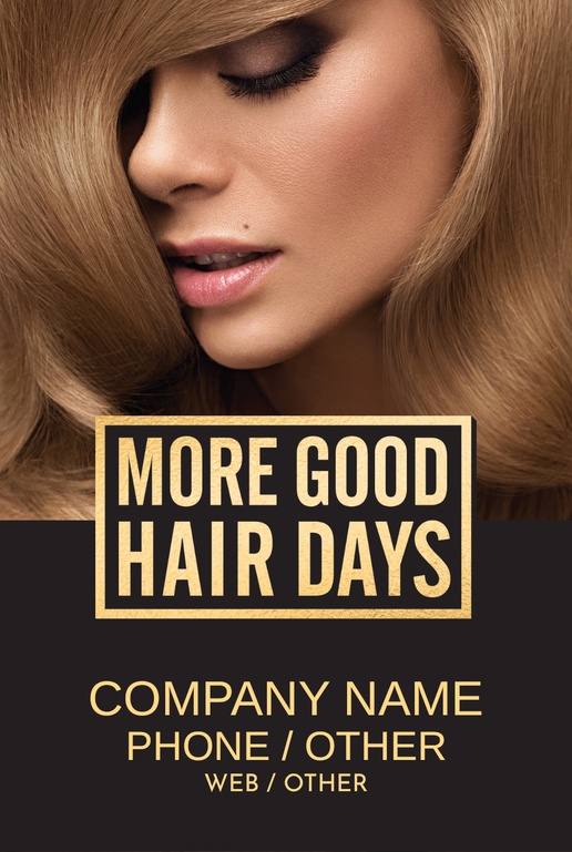 A hair gold black brown design for Modern & Simple