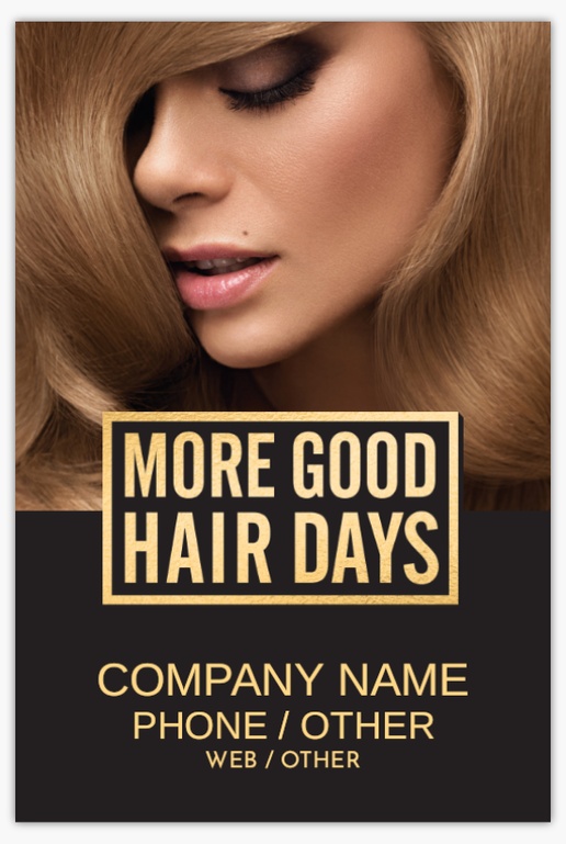 A hair gold black brown design for Modern & Simple