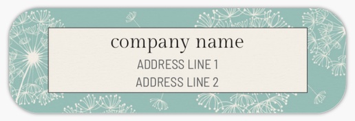 Design Preview for Design Gallery: Health & Wellness Return Address Labels, White Paper