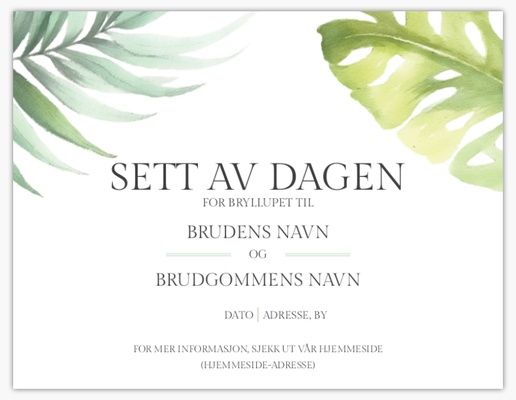 Forhåndsvisning av design for Designgalleri: Grønt Sett av dagen-kort, 14 x 10,1 cm