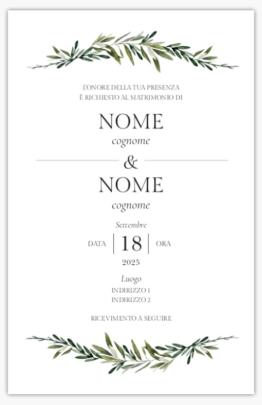 Anteprima design per Galleria di design: partecipazioni di matrimonio per tradizionale e classico, Piatto 18.2 x 11.7 cm