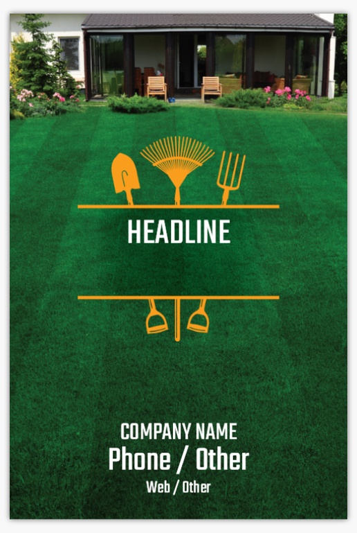 Design Preview for Design Gallery: Landscaping & Gardening Aluminum A-Frame Signs, 1 Insert - No Frame 24" x 36"