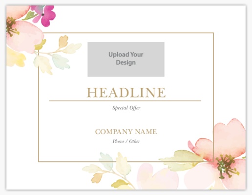 A beauty consulting floral cream design for Elegant with 1 uploads