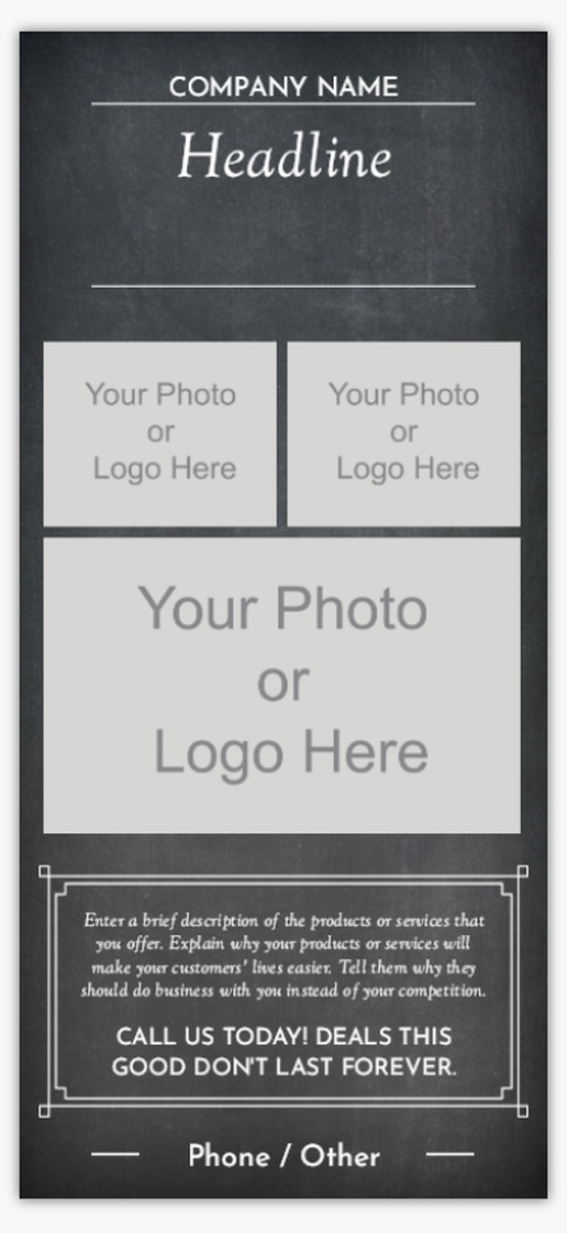 Design Preview for Retail & Sales Rack Cards Templates