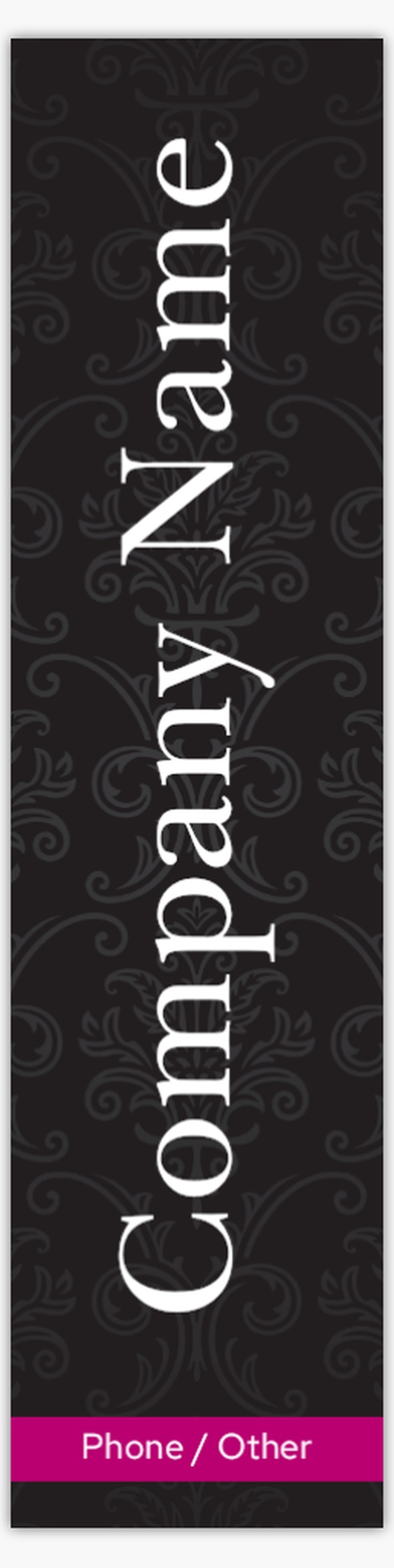 Design Preview for Cosmetics & Perfume Vinyl Banners Templates, 2.5' x 10' Indoor vinyl Single-Sided