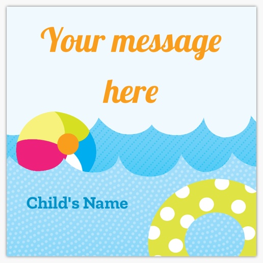 Design Preview for Child Birthday Lawn Signs Templates, 48" x 48" Horizontal